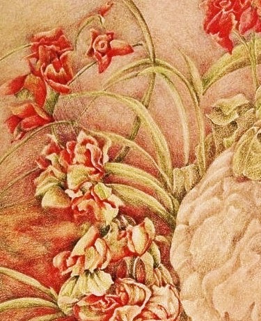 Floral with Carved Urn (6)